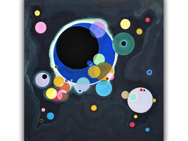 Reprodukcija „Keli apskritimai“, Wassily Kandinsky Giclée (1926)