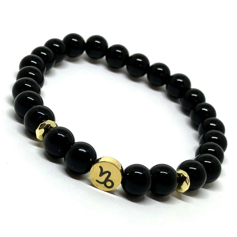 Zodiako ženklų apyrankė vyrams ir moterims OŽIARAGIS, 17-18 cm