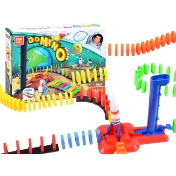 Kosminė Domino raketa edukacinis žaislas ZA3494