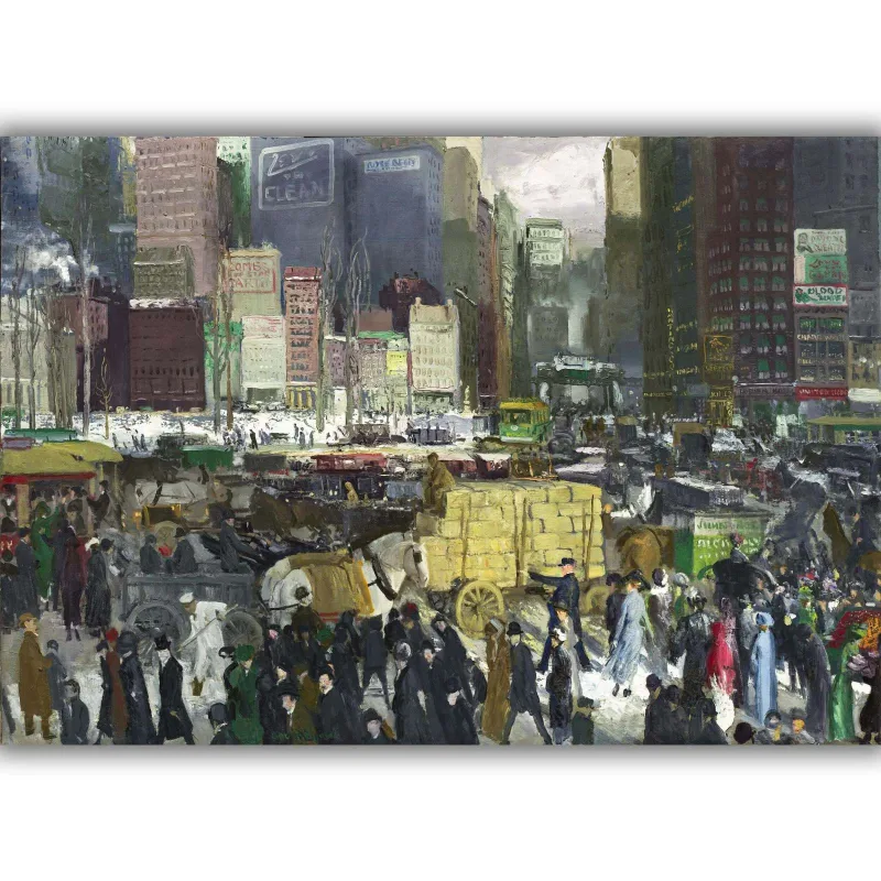 Reprodukcija „Niujorkas“, George Wesley Bellows (1911)