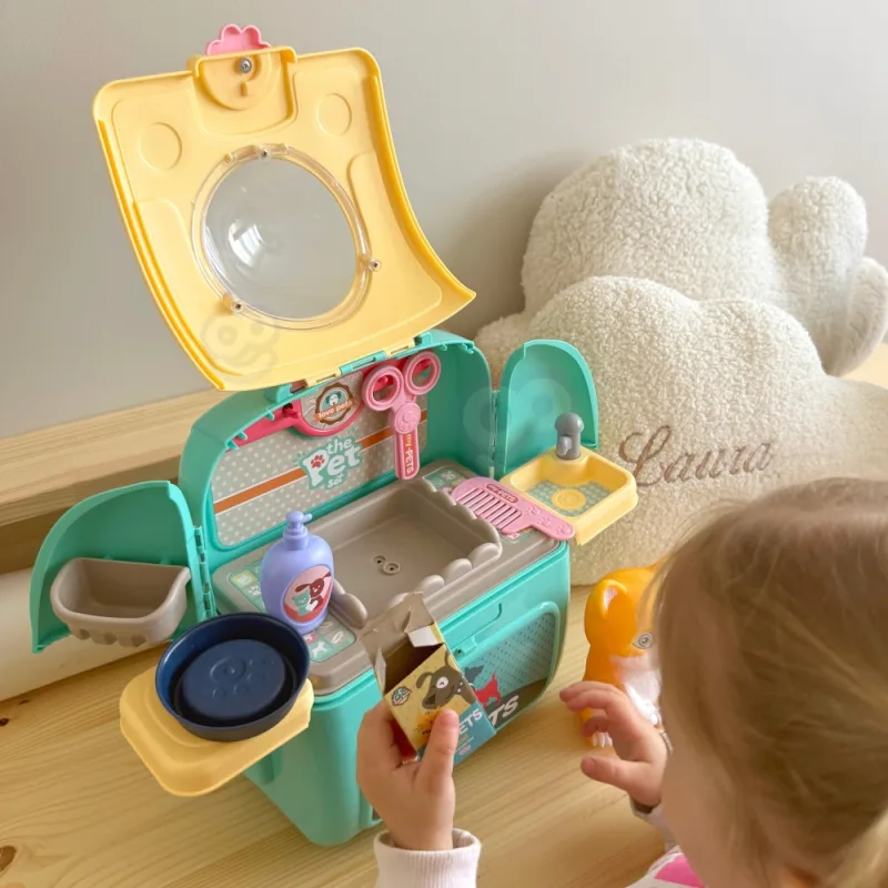 WOOPIE Kitten Nešiojamasis grožio salonas 2in1 kuprinėje Transporter · 3