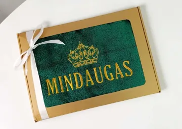 Siuvinėtas rankšluostis „MINDAUGAS“