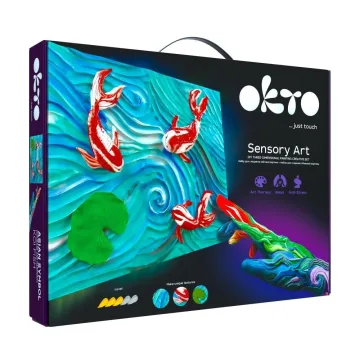 Kūrybinis rinkinys Modelino rinkinys - 3D tapyba Koi Carps (30*40 cm)