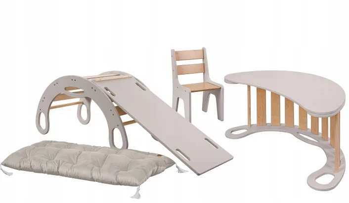 Montessori supamasis arkliukas 5in1 su priedais · 1