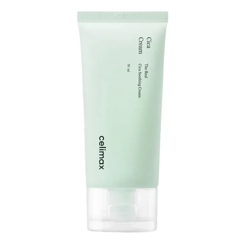 Raminantis veido kremas su niacinamidu Celimax The Real Cica Soothing Cream · 1