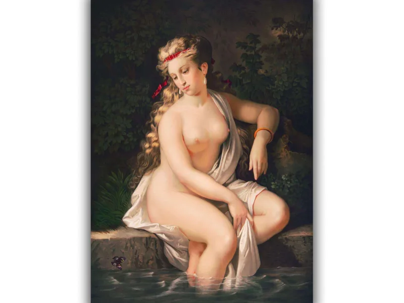 Reprodukcija „Ežero dama“, Sir Walter Scott (1870)