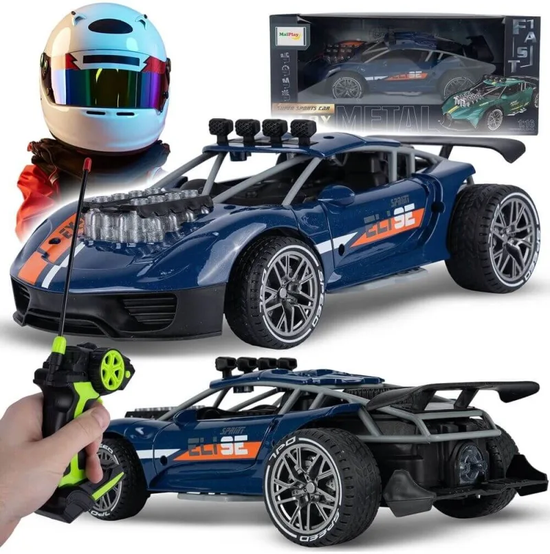 Nuotoliniu būdu valdomas metalinis automobilis 1:16, RC · 1