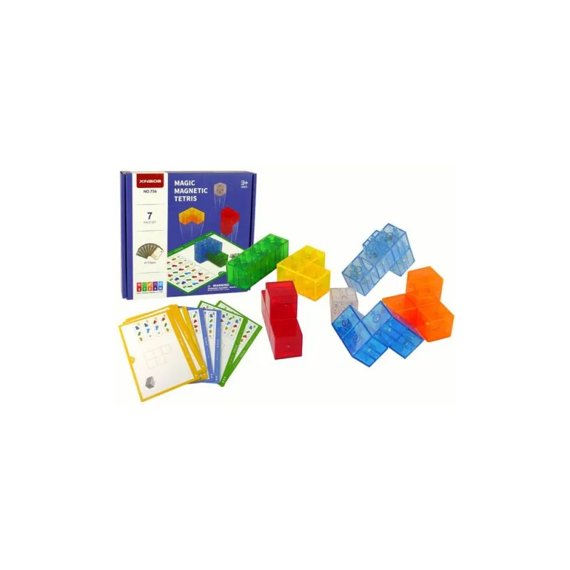 Magnetinis kubas 7 elementų dėlionė · 1