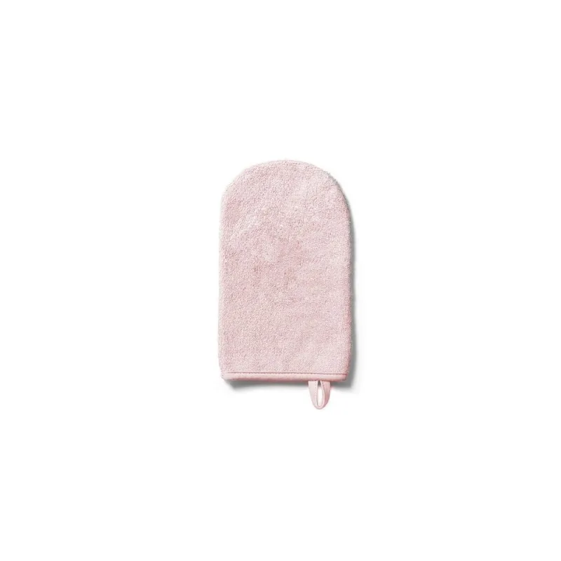 Bambukinė flanelinė prausimosi pirštinė BabyOno 347/10, rožinė · 1