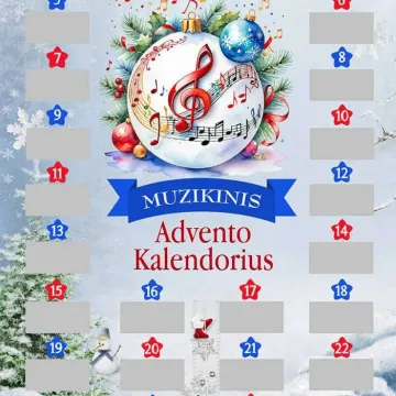 Muzikinis Advento kalendorius šeimai, porai