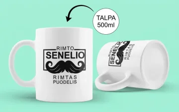 Standartinis puodelis „Rimto senelio“ 500ml