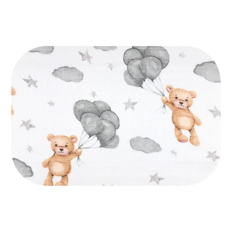 Sauskelnės - 30244 - TETRA PRINT - EGA - TEDDY BEAR su balionais - dydis 70x80 cm · 1