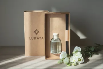 Namų kvapas su lazdelėmis 100 ml – kompaktiškas ir stilingas dizainas elegantiška dovana