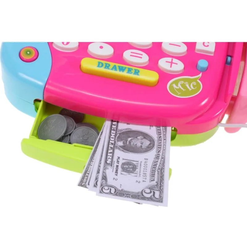 Žaislinis kasos aparatas su šviesa, garsu ir priedais · 3