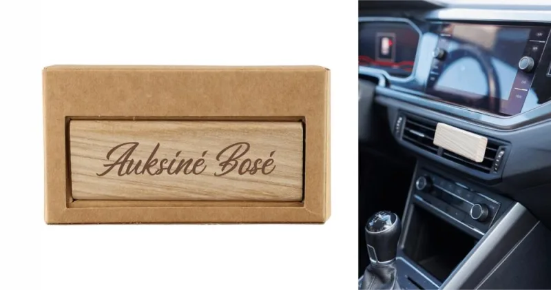 Medinis automobilio kvapas „Auksinė Bosė“
