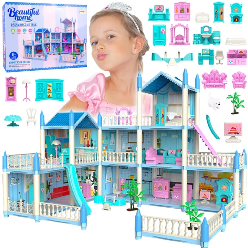 "Villa RESIDENCE" lėlių namelis su žaidimų zona · 1