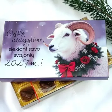 Šokoladiniai saldainiai „Ožiško užsispyrimo, siekiant savo svajonių 2027m.“