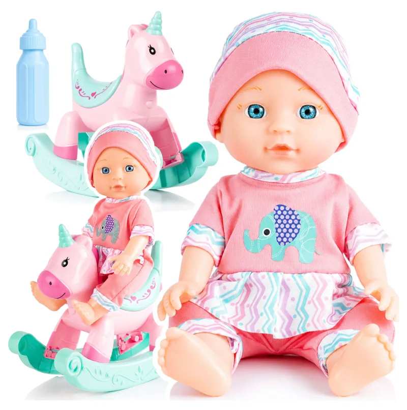 Lėlė „Baby Sweet Love“ su supamuoju arkliuku · 1