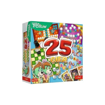 Šeimos žaidimas „Kaleidoskopas“ – 25 žaidimai. Treflikų šeima. „Trefl“ 02824