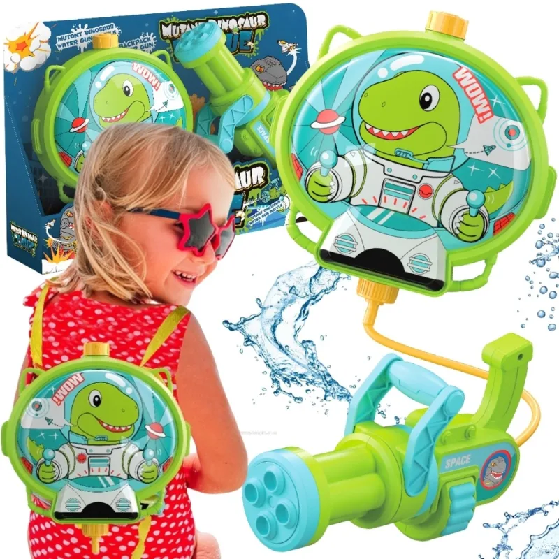 WOOPIE DINO vandens pistoletas su kuprine (iki 9 m) · 1