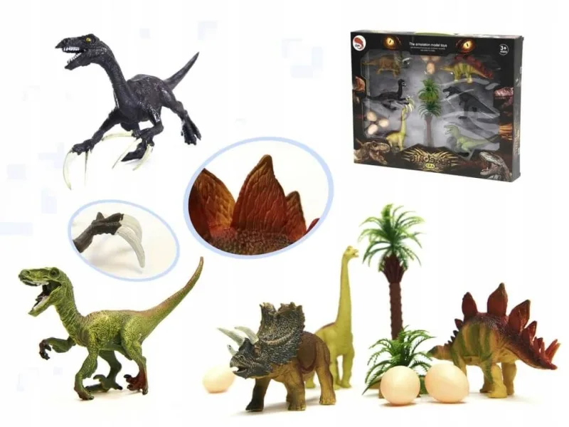 Žaislinis Dinozaurų figūrėlių rinkinys 14vnt. · 3