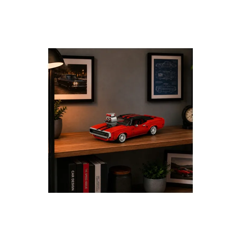 Konstruktorius Charger sportinis automobilis, raudonas, 1869 el. · 3