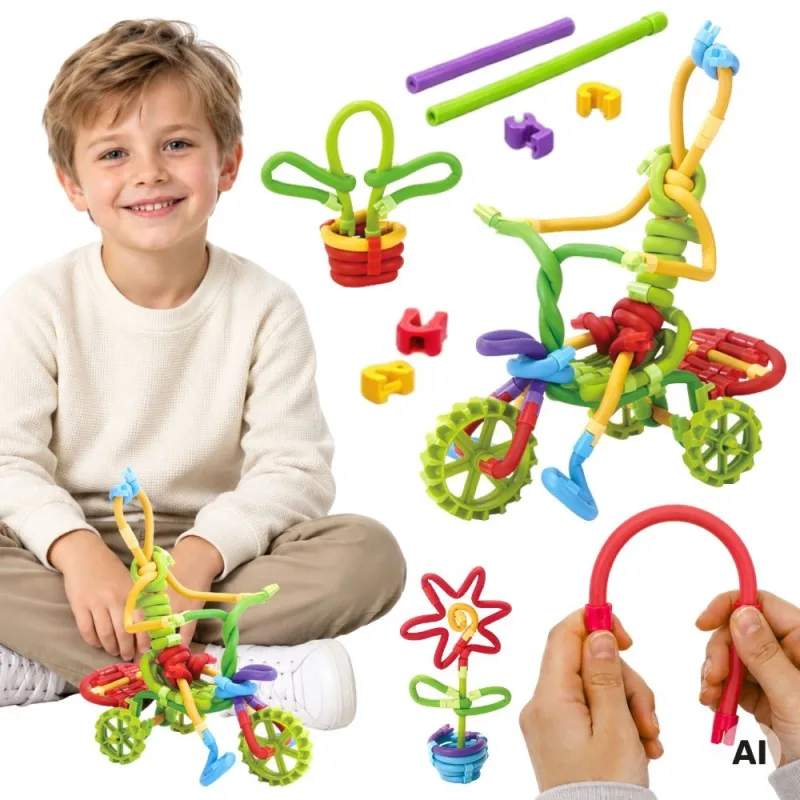 WOOPIE 3D konstruktorius, 97 dalių · 1