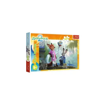 Dėlionė – 100 – „Zootopijos paslaptys“ – „Disney Zootropolis 2“ – „Trefl“ 16523