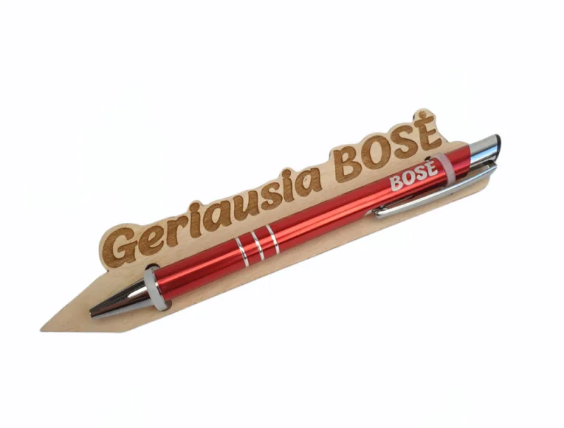 Graviruotas tušinukas su paduku „Geriausia Bosė“