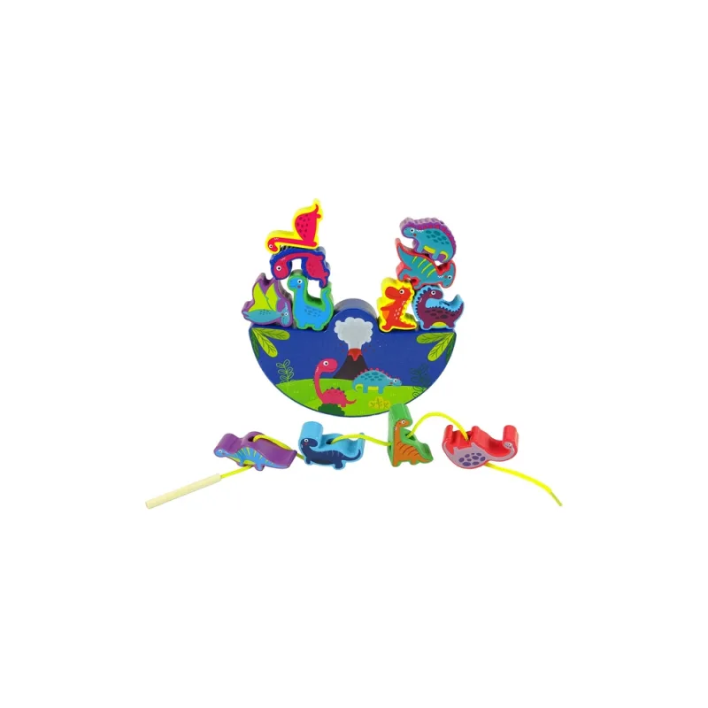 Medinis dinozaurų balanso žaidimas Dinozaurų arkadinis žaidimas · 2