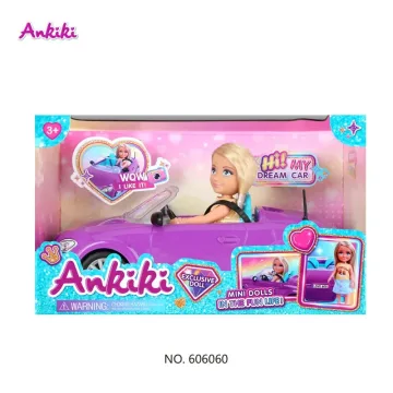 Lėlė „Ankiki“ ir automobilis + priedai