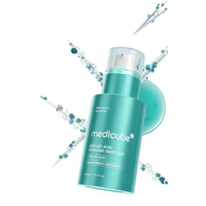 Medicube Azelaic Acid Exosome Shot 7500, 30 ml. – veido serumas su azelaino rūgštimi · 2