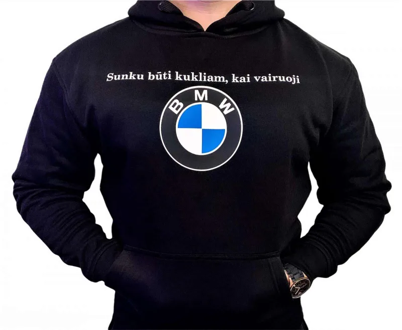 UNISEX Džemperis: Sunku būti kukliam, kai vairuoji BMW