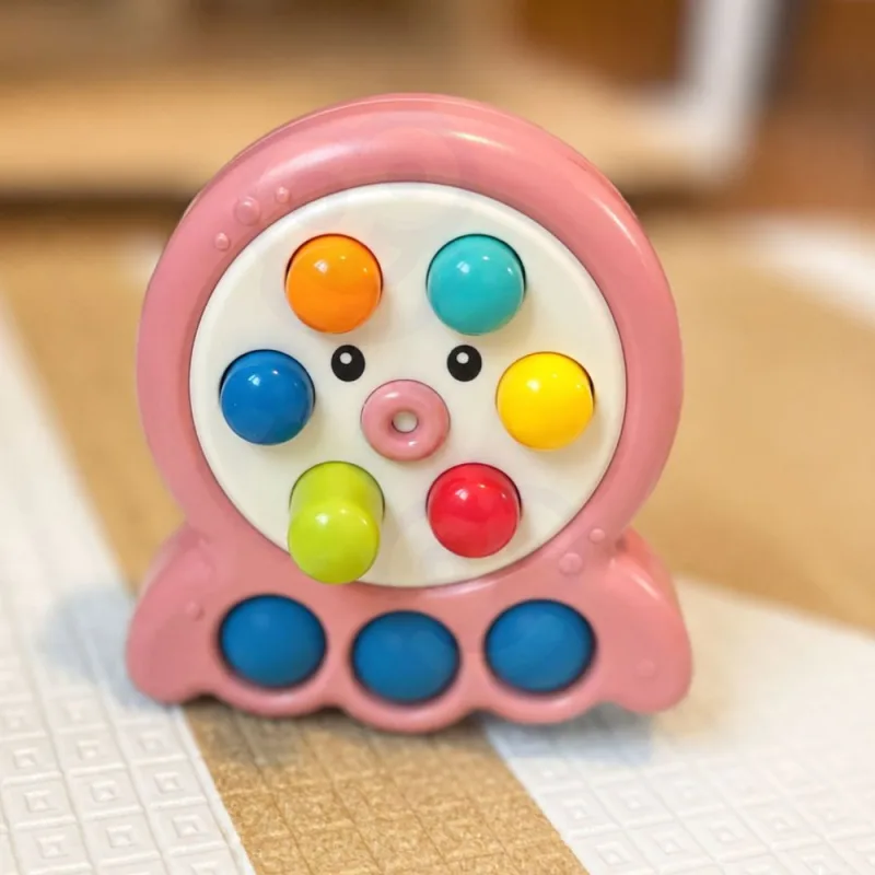 Arkadinis žaidimas WOOPIE Stick Mole String Octopus 2-in-1, rožinis · 3