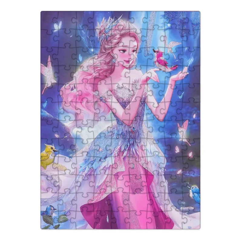 Dėlionė Princesė rožinė 100el. · 1