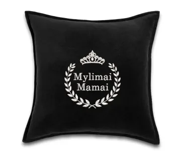 Veliūrinė pagalvė „Mylimai Mamai“