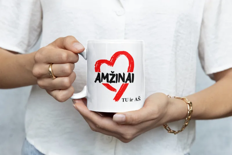 Standartinis puodelis „Amžinai“