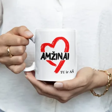 Standartinis puodelis „Amžinai“