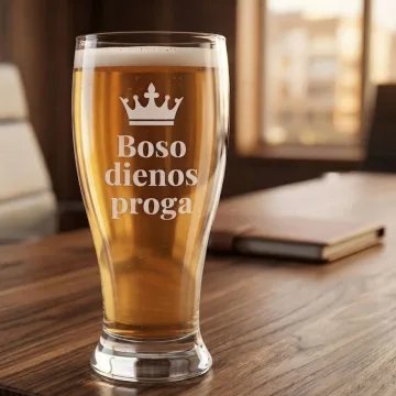 Alaus bokalas su graviravimu – dovana Bosui Boso dienos proga (spalio 16 d.)