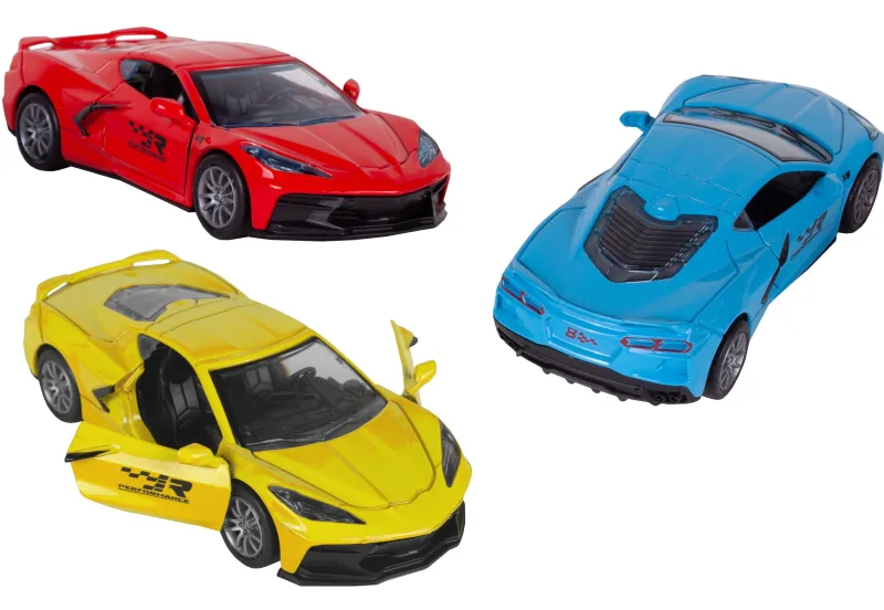 Žaislinis metalinis automibilis SuperCar su pavara, 1 vnt · 1