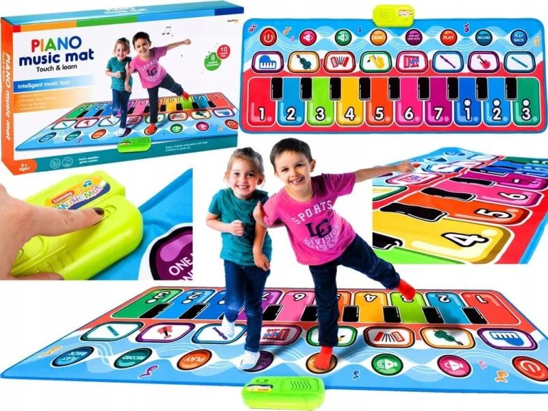 Interaktyvus Muzikinis kilimėlis šokiams PIANO, 130 cm