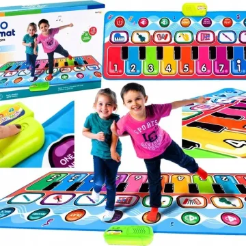Interaktyvus Muzikinis kilimėlis šokiams PIANO, 130 cm