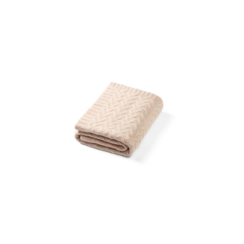 Merino vilnos pledas BabyOno 1648/01 šviesiai smėlio sp. · 1