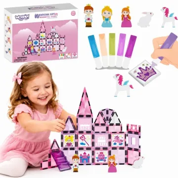 Magnetinis konstruktorius WOOPIE Princesės pilis, 50 vnt
