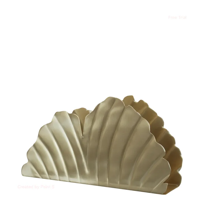 Servietėlių laikiklis (žalvaris) — H9/L17/W4.5 cm