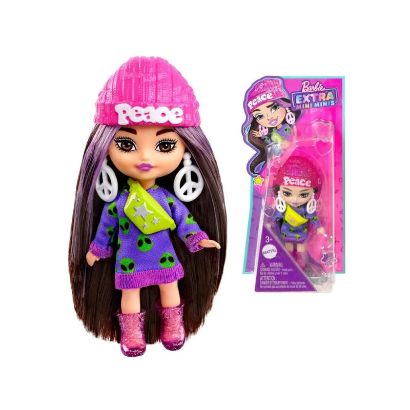 Lėlė Barbie Extra Mini Minis priedai HLN46 ZA5105 B · 1