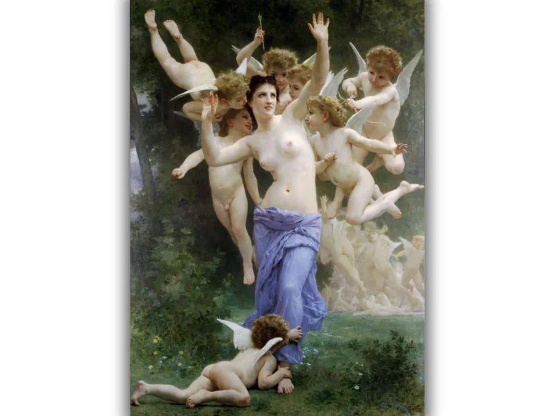 Reprodukcija „Invazija“, William Bouguereau (1892)