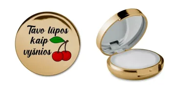Apvalus lūpų balzamas „Tavo lūpos kaip vyšnios“