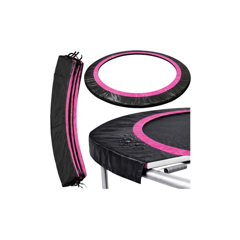 Sport Max 16 pėdų batuto spyruoklių dangtis juodai-rožinis · 1
