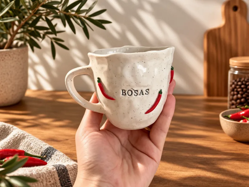 Puodelis BOSAS su čili pipirais